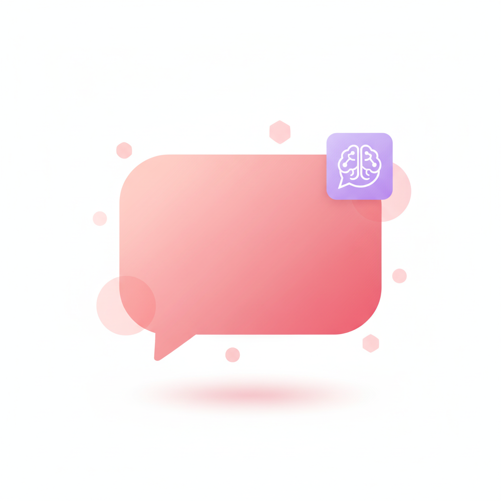Ícone de WhatsApp, ilustração de IA